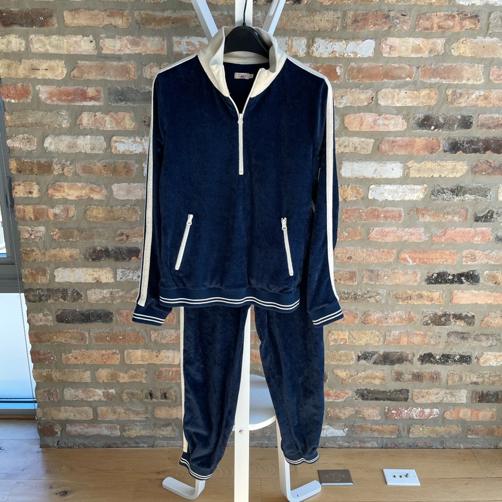 Faherty Velour Track Suit